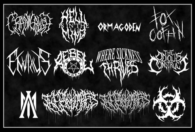 Hand draw a metal band logo by Linda_bds | Fiverr
