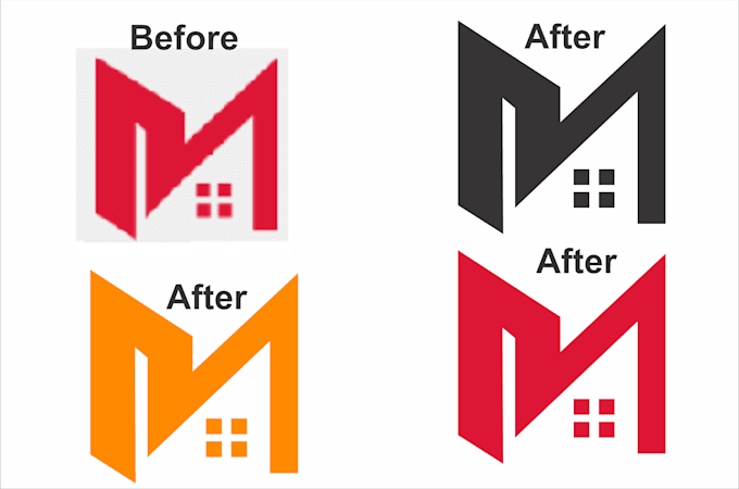 convert your logo into vector, vectorize