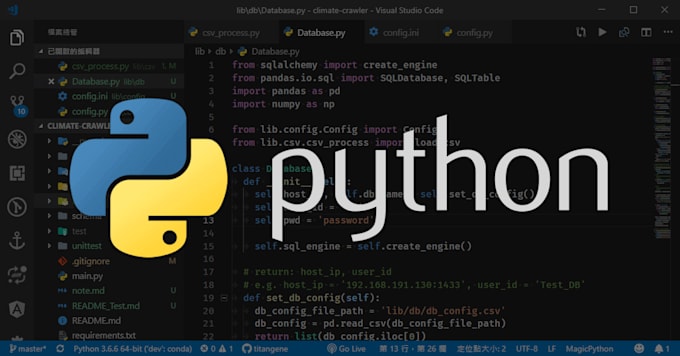do your python projects