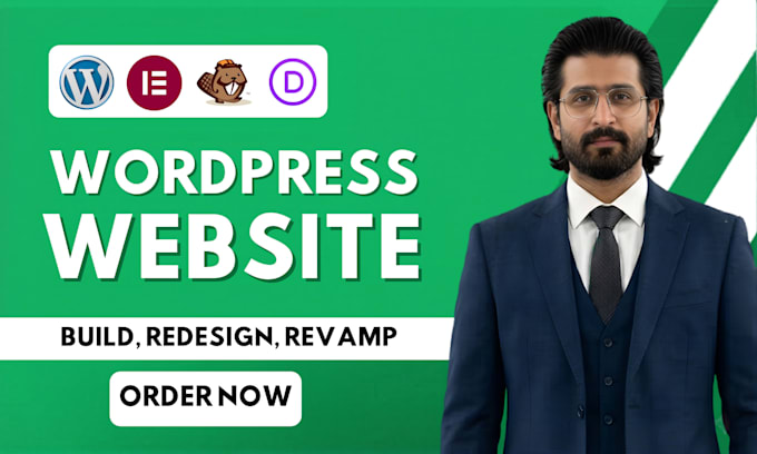 build modern and responsive wordpress website design