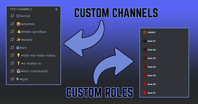 Create a custom discord server for you by Nitroesy | Fiverr