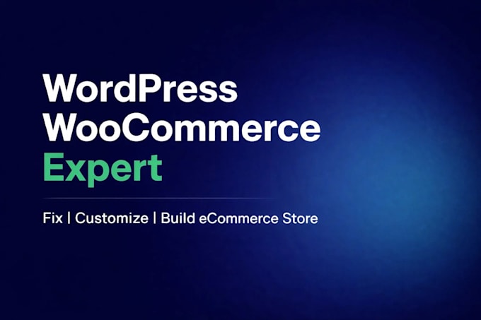 fix and customize your wordpress woocommerce store