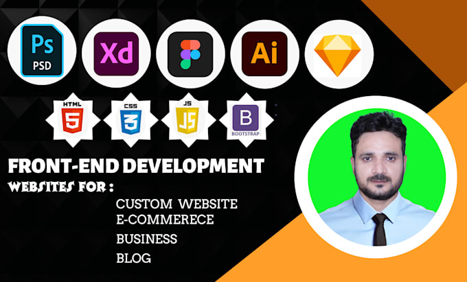 Front end web developer using html, css, bootstrap by Kambobhaig | Fiverr