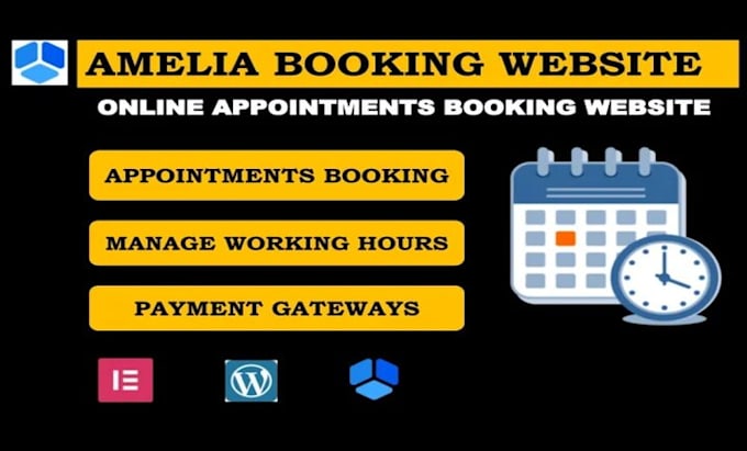 install amelia booking plugin, bulid appointment website
