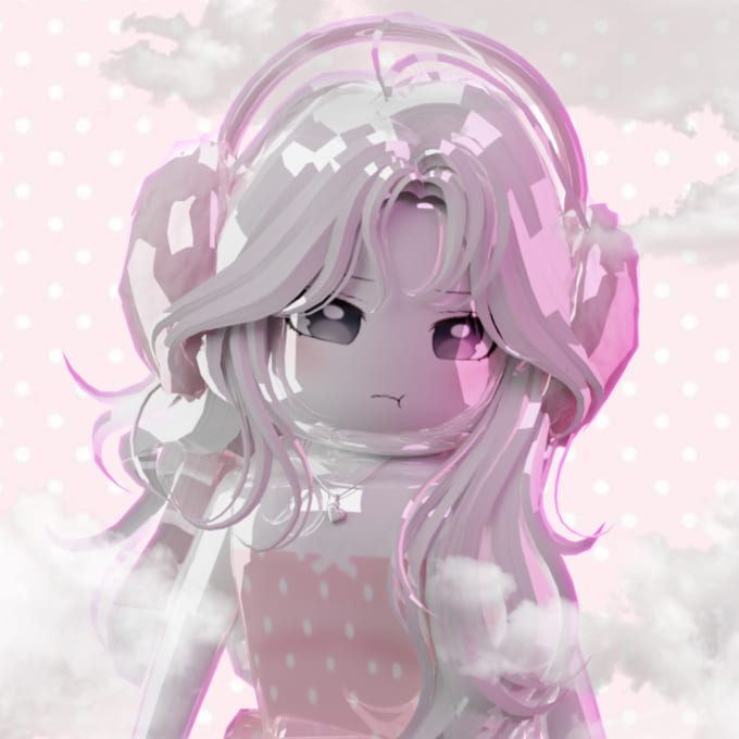 gfx (roblox gfx)  Roblox pictures, Pastel pink aesthetic, Roblox