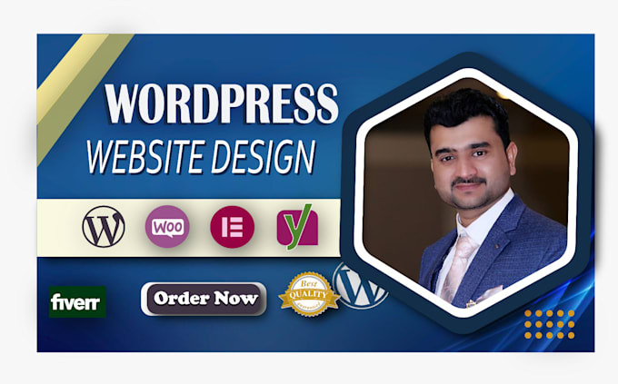 create wordpress website design and website development using elementor
