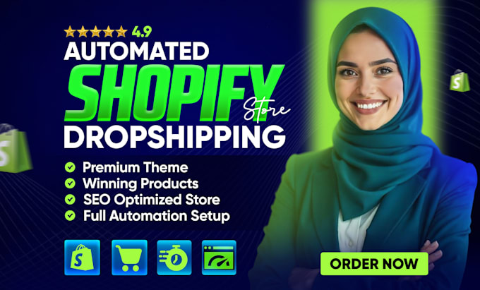 build automated shopify dropshipping store with winning products