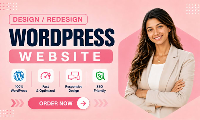 create, design, redesign wordpress website development, business website design