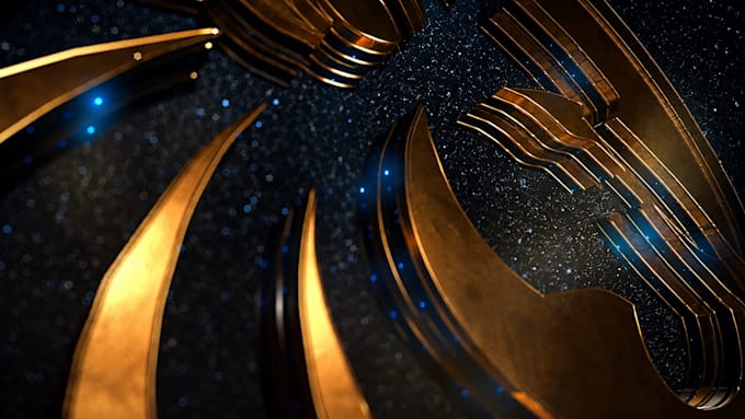 create a cinematic movie style 3d logo animation intro for films