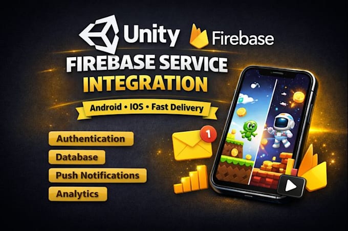 integrate google firebase with your unity game