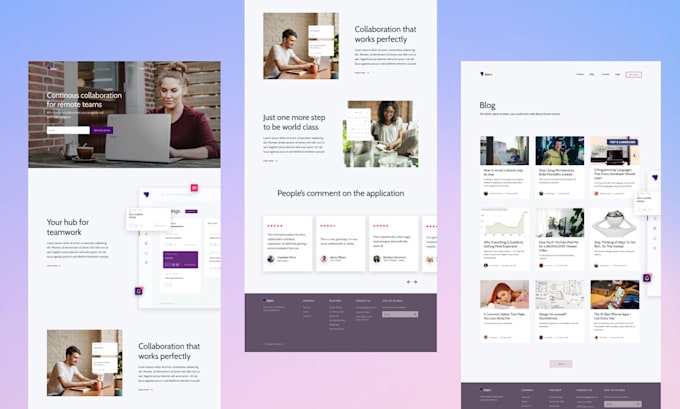 Design uiux landing page, figma website design, and ui ux mobile app by ...