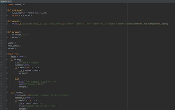 Do a simple program in python by Neves8487 | Fiverr