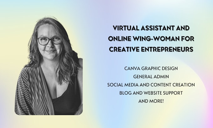 be your creative virtual assistant and canva expert