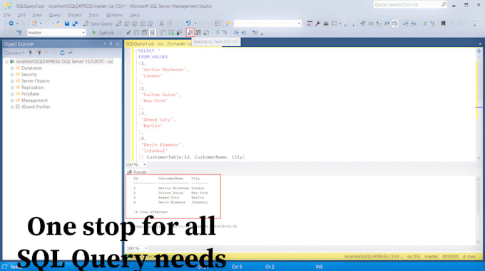 Work on writing complex queries on sql server databases by Suranpeiris ...