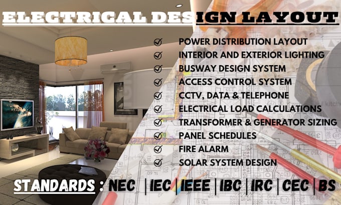 design electrical systems for a city permit