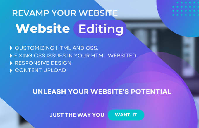Fix errors or edit your website, css, html, javascript, wordpress by ...