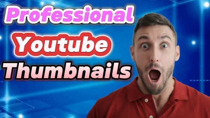 design stylish and unique youtube thumbnail