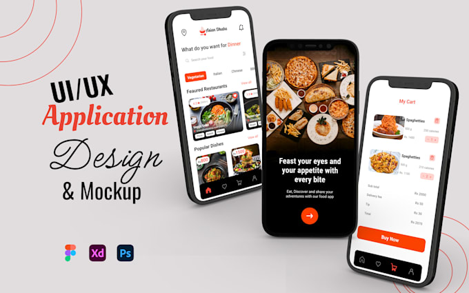 Create professional ui ux designs for mobile app by Nimrauiux | Fiverr