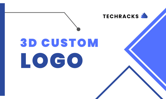 Design 3d custom logo for your business by Techracks | Fiverr