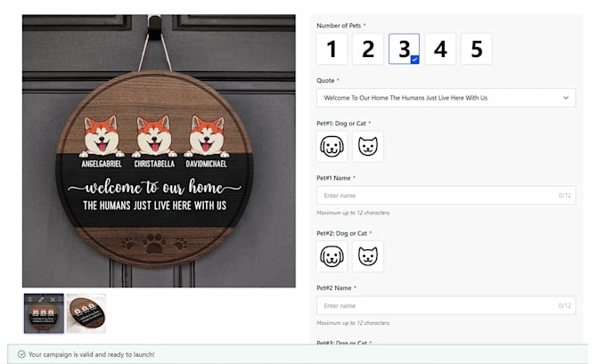 make pod product personalization in teeinblue