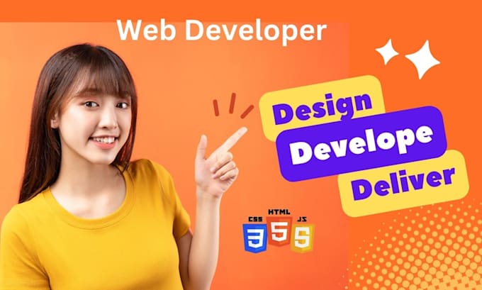 Develop front end websites using html css javascript by Zeshankhan2542 ...