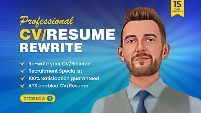 rewrite your CV resume as a UK recruiter with ats optimisation