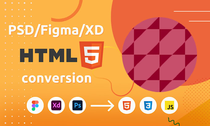 Convert psd,figma, xd to responsive website by Pixelcode0 | Fiverr