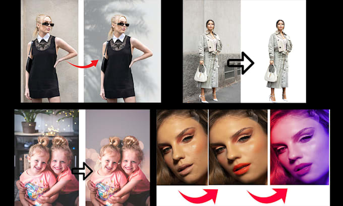 professionally retouch, enhance, change background and edit your photos