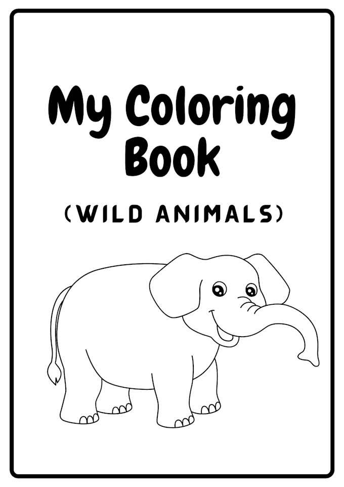 design a coloring and activity book for children