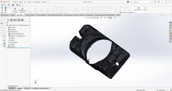 remodel your 3d scan into cadmodel
