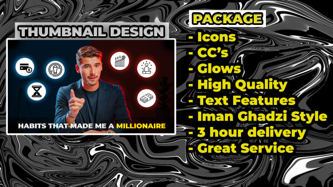 create you an iman ghadzi style thumbnail
