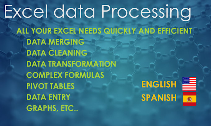 quickly solve your excel data project including loading, cleaning and merging
