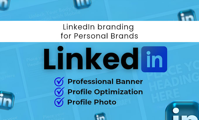 design a professional linkedin banner and photo