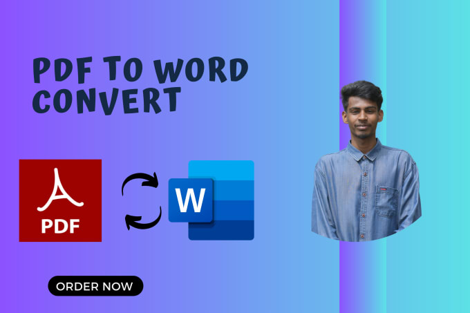 Convert Pdf To Editable Ms Word Document By Arshad 112 Fiverr