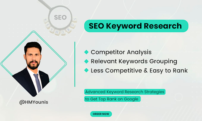 do advance seo keyword research, competitor analysis