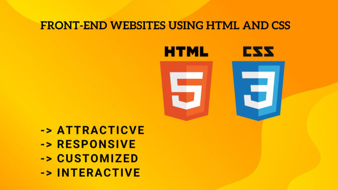 Build stunning front end websites using html and css by Faareh_ahmed ...