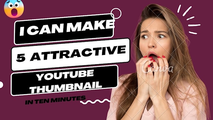 design attractive youtube eye catchy thumbnail for you