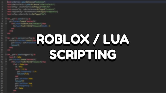 script what you want on roblox