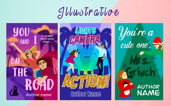 create your illustrated or photographic romance book cover