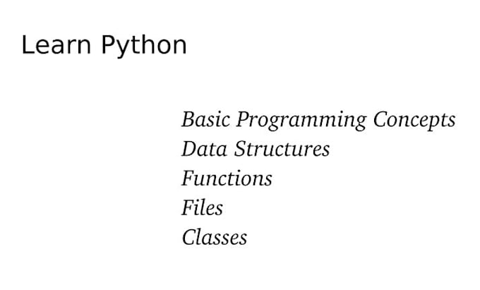 Teach python from basic to advance by Janaklal | Fiverr