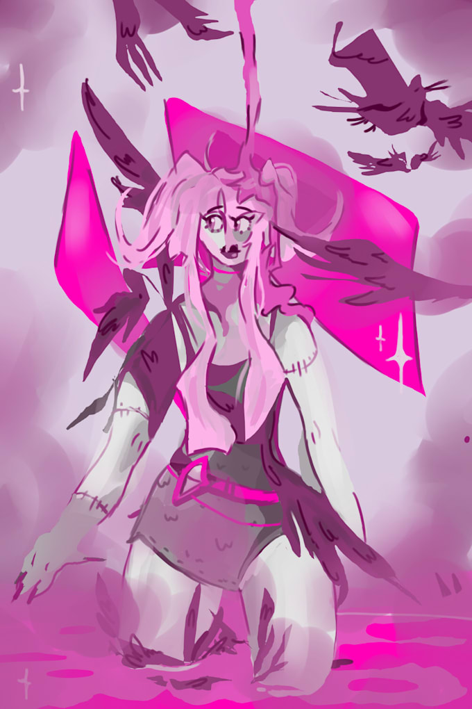 draw a nsfw, sfw, multifandom, oc, cute, gore furry character