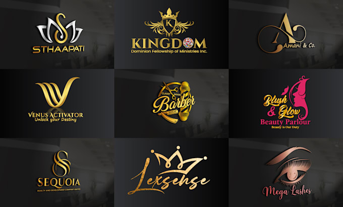 do modern minimalist luxury logo design, elegant, heraldic, fashion, beauty