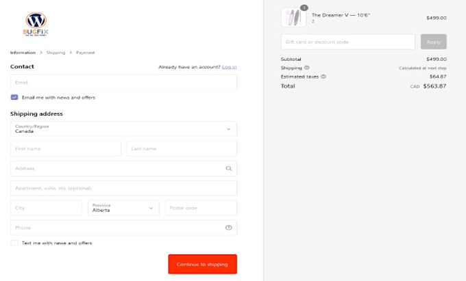 remove express checkout from shopify store
