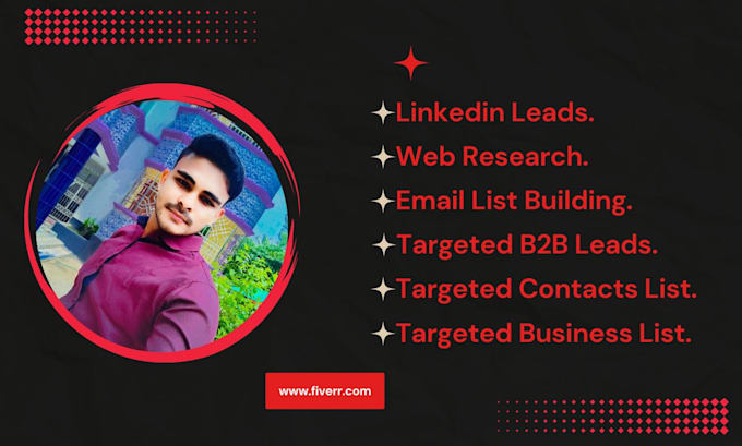 Provide targeted b2b lead generation and email list building by ...
