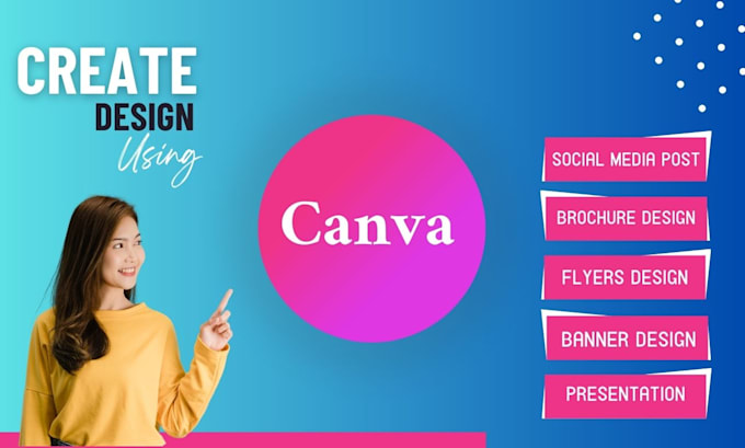 Create design using canva social media post, banners, flyers, by ...