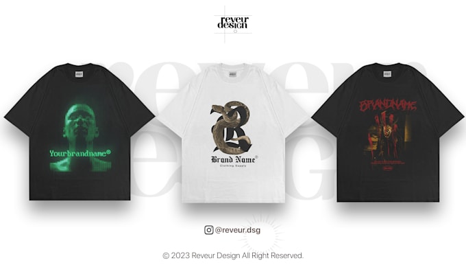 create a custom streetwear design for your clothing brand