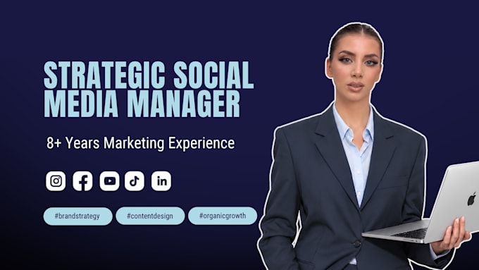 be your social media marketing manager and content creator