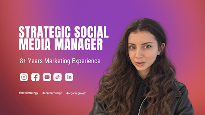 be your social media marketing manager and content creator