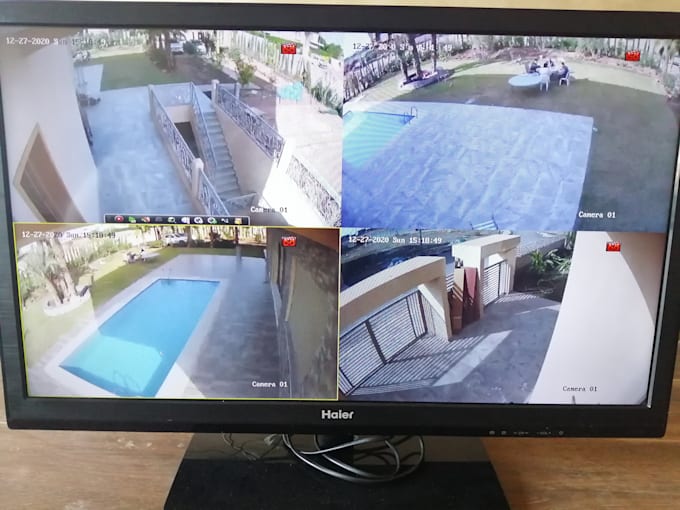install your cctv system xvr, nvr remotely