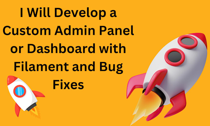 design modern PHP laravel admin panel using php filament